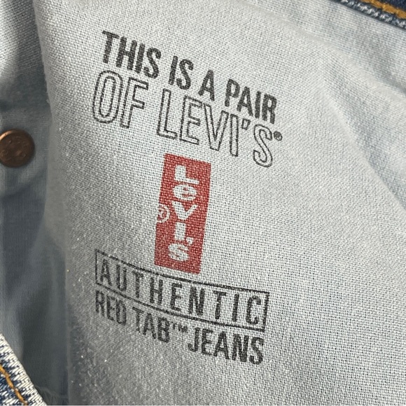 LEVI’S 550 Relaxed Fit Tapered Leg Jeans 1998 Vintage Denim 100% Cotton Red Tab - Picture 5 of 7